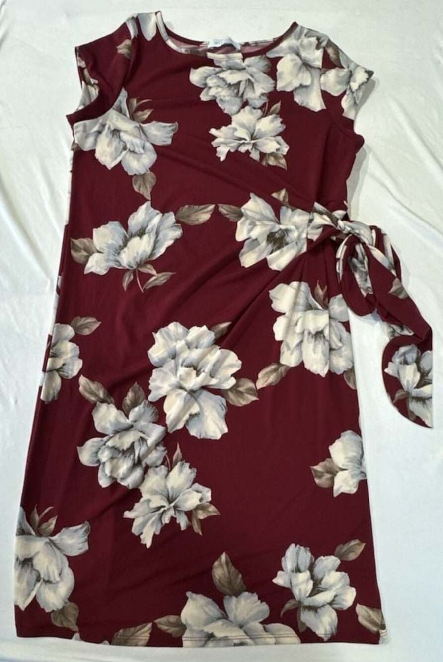 M454 My Bump Maternity Floral Wrap Dress Size Medium
